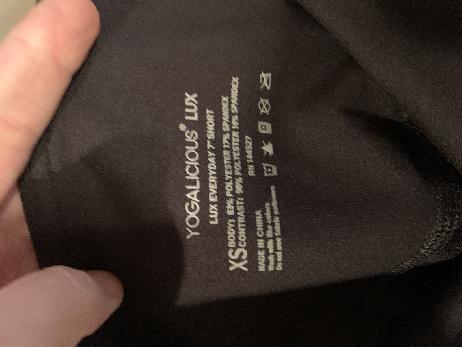 Yogalicious Lux Everyday 7 Inch Short Black XS