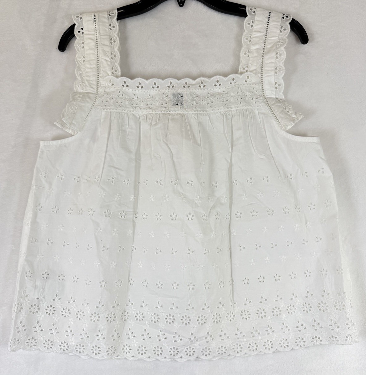 GAP x Doen Eyelet Top Small Cotton Cottagecore Boho New NWT