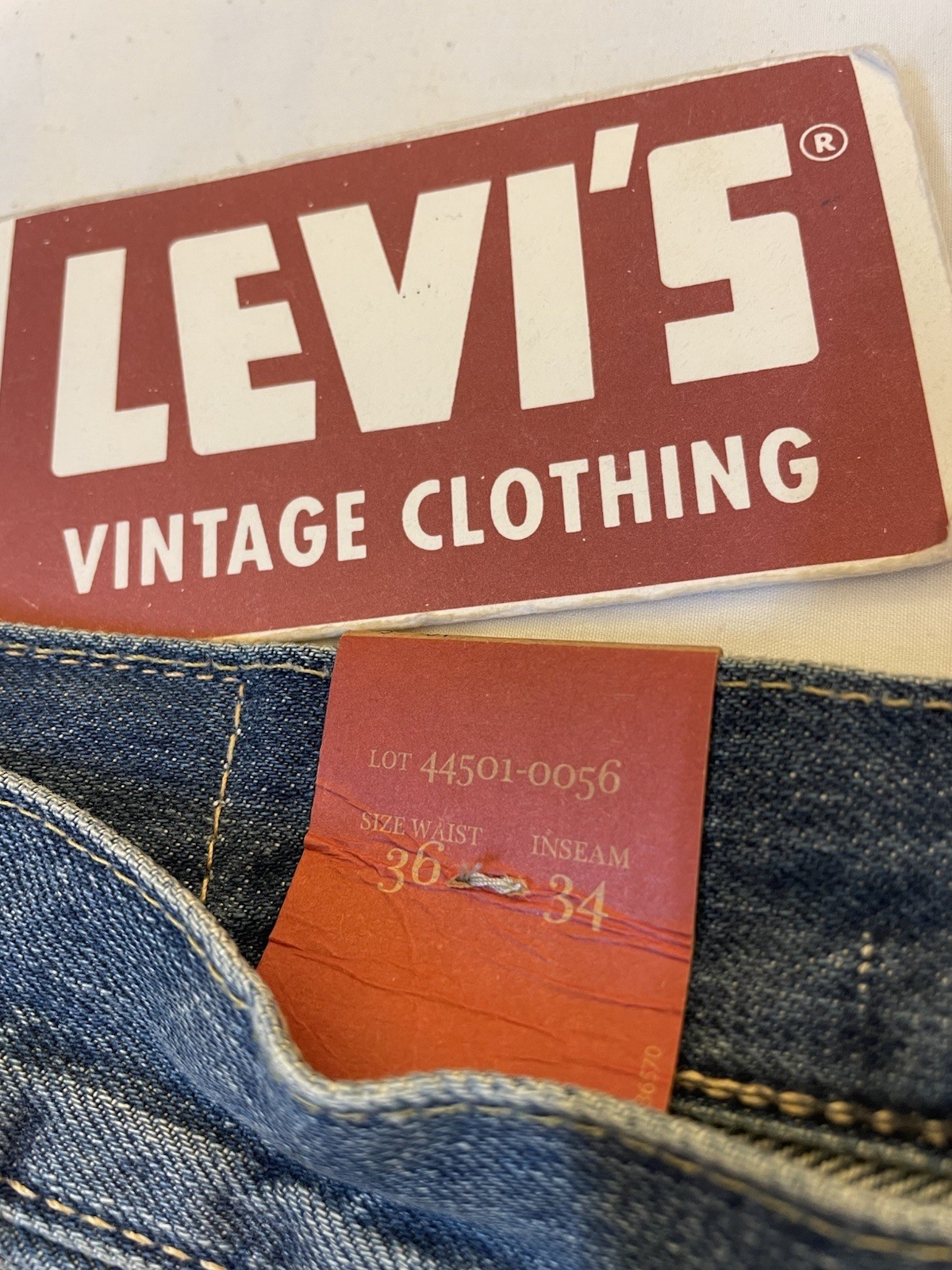 Levi’s LVC 1944 WWII Selvedge Denim – W36 L34
