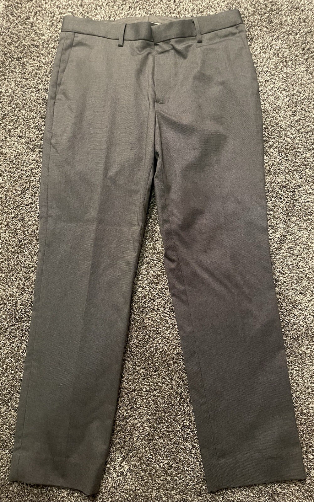 Banana Republic Men’s Dress Pants 32×30 Grey Slim Fit 97% Cotton / 3% Spandex