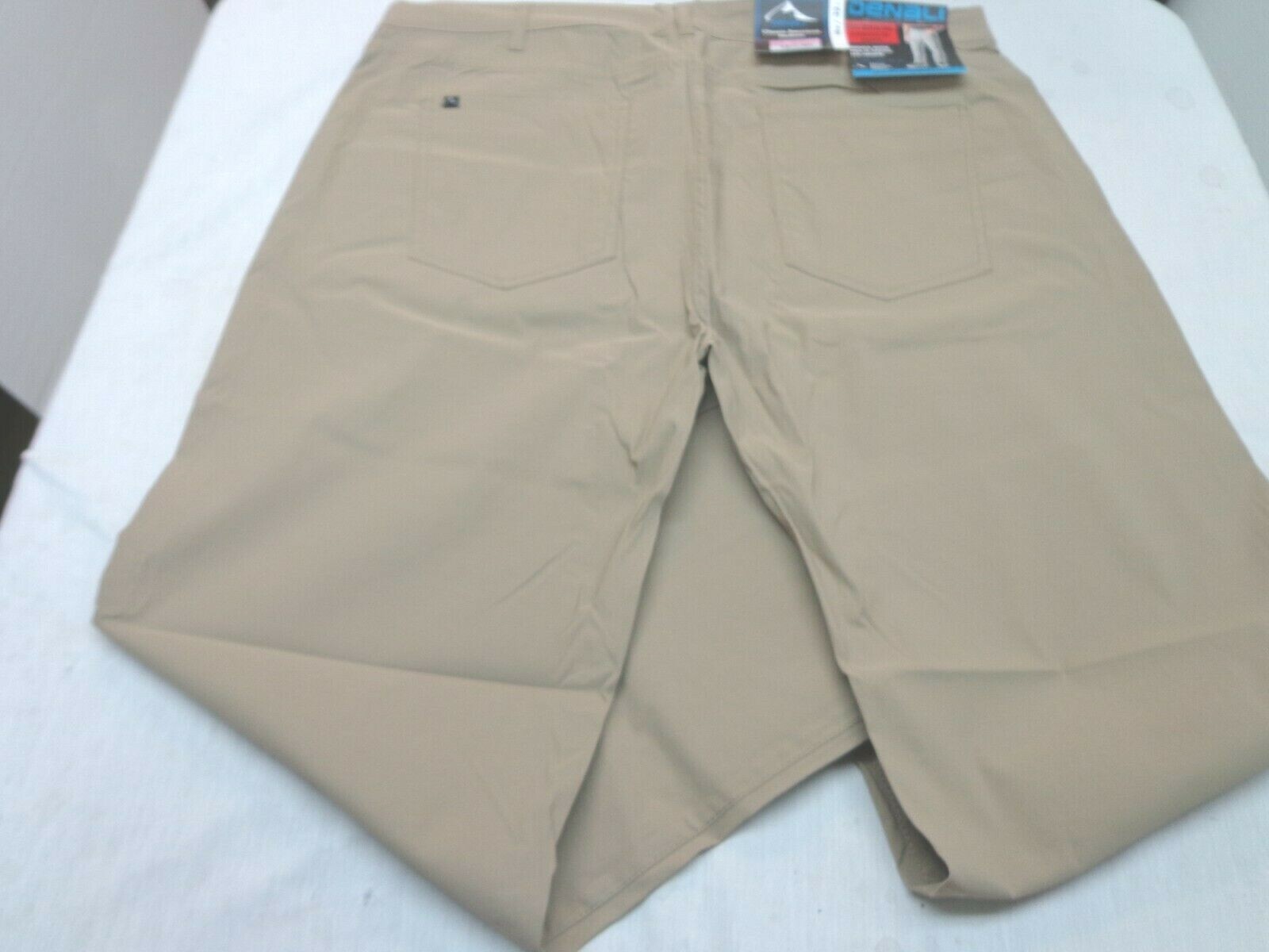 DENALI Delta Khaki Technical Stretch Pants NWT 40/32 MSRP $54