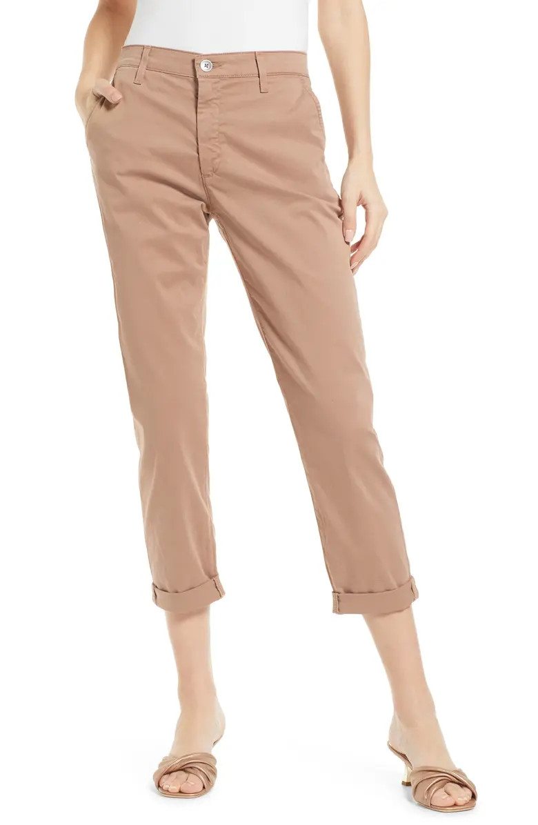 NEW! $198 AG CADEN TAILORED CROP TROUSERS PANTS IN MAUVE ORCHID SZ 29