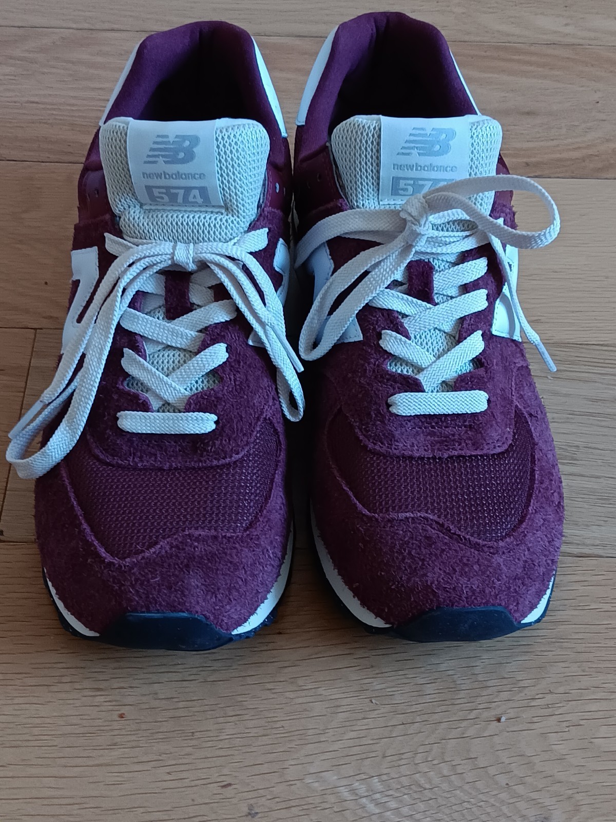 Size 11.5- New Balance 574 ENCAP Burgundy MENS SNEAKERS