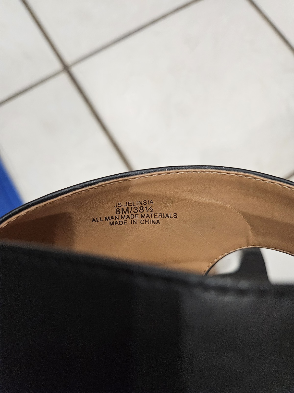 Jessica Simpson Black Open Toe Slingback Stiletto Slip-On Heels Man Made 8