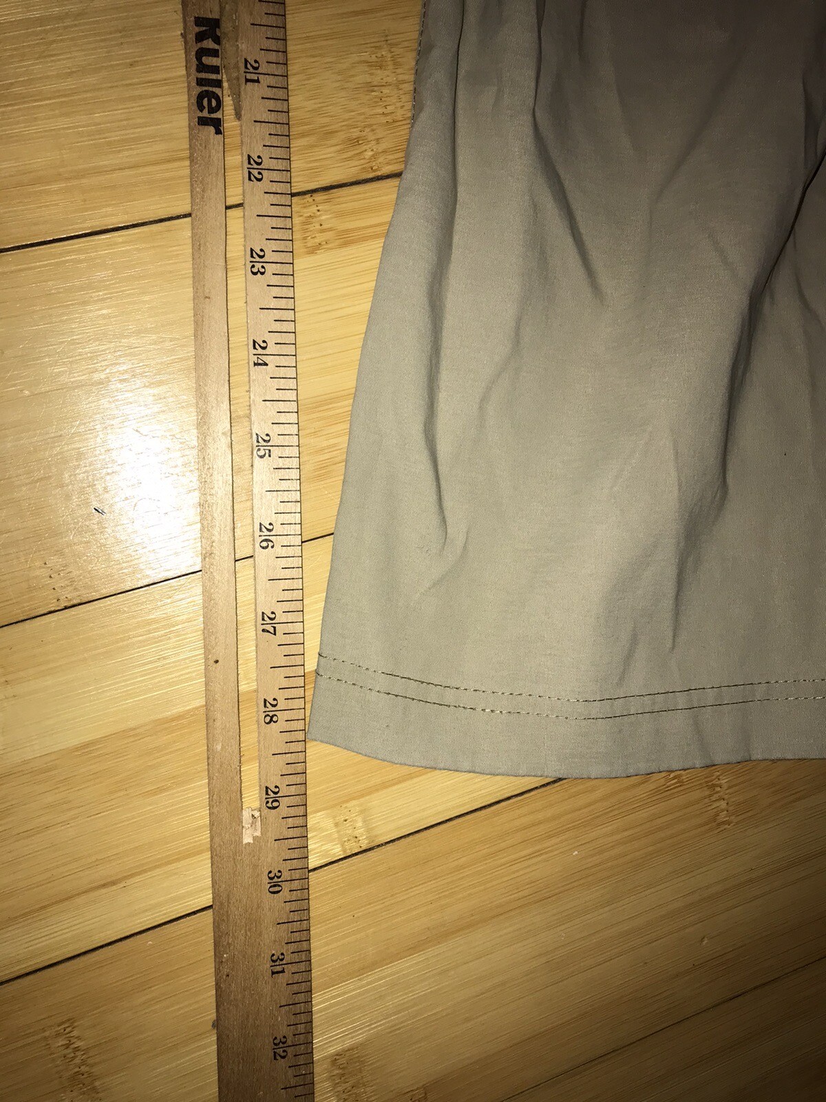 Orvis Tech Pants Mens 36 Tan Two Way Stretch Water Repellant Hiking Outdoor C49