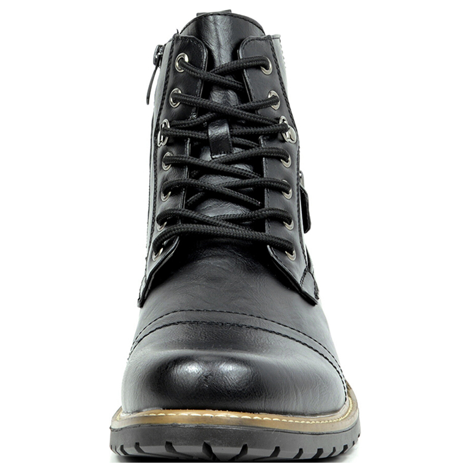 Men’s Motorcycle Boots Combat Riding Oxford Dress Leather Size 6.5-15