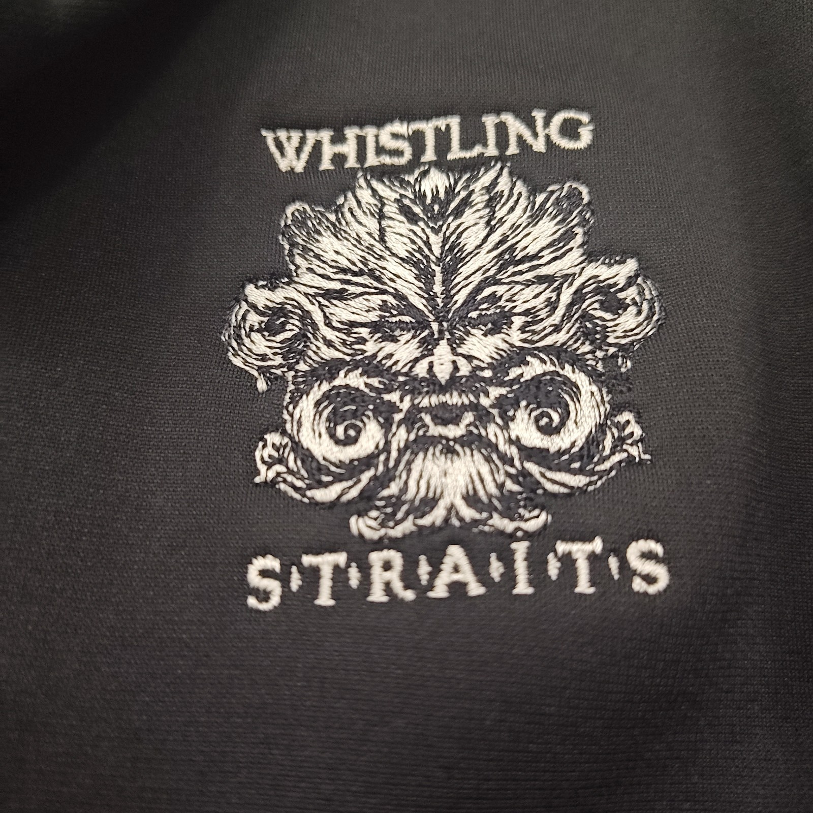 Nike Golf Tour Performance Dri-FIT Whistling Straits 1/4 Zip Black Gray XL