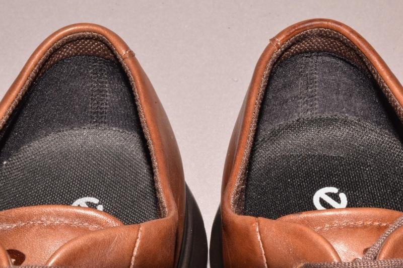mens ecco heels brown leather 42