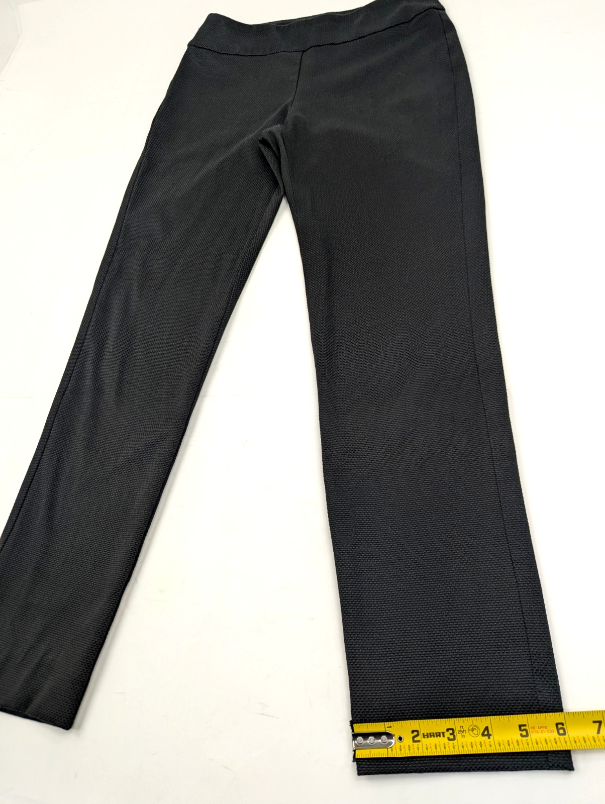 Krazy Larry Pull On Legging Pants Women 0 (26×27.5) Stretch Black – Made in USA
