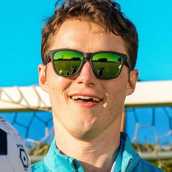 goodr Vincent’s Absinthe Night Terrors Polarized Sunglasses Size Medium OG UV400