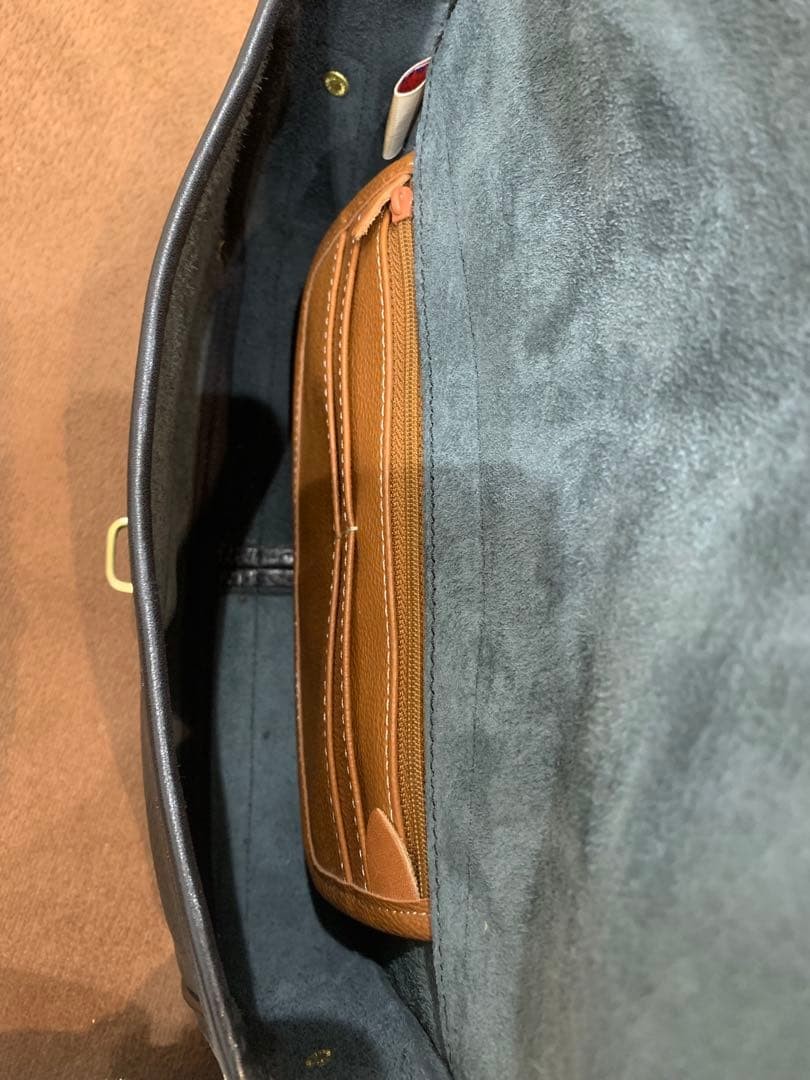 Dooney & Bourke Black Leather Shoulder Bag Unisex 7.5×11.4×3.1in Used
