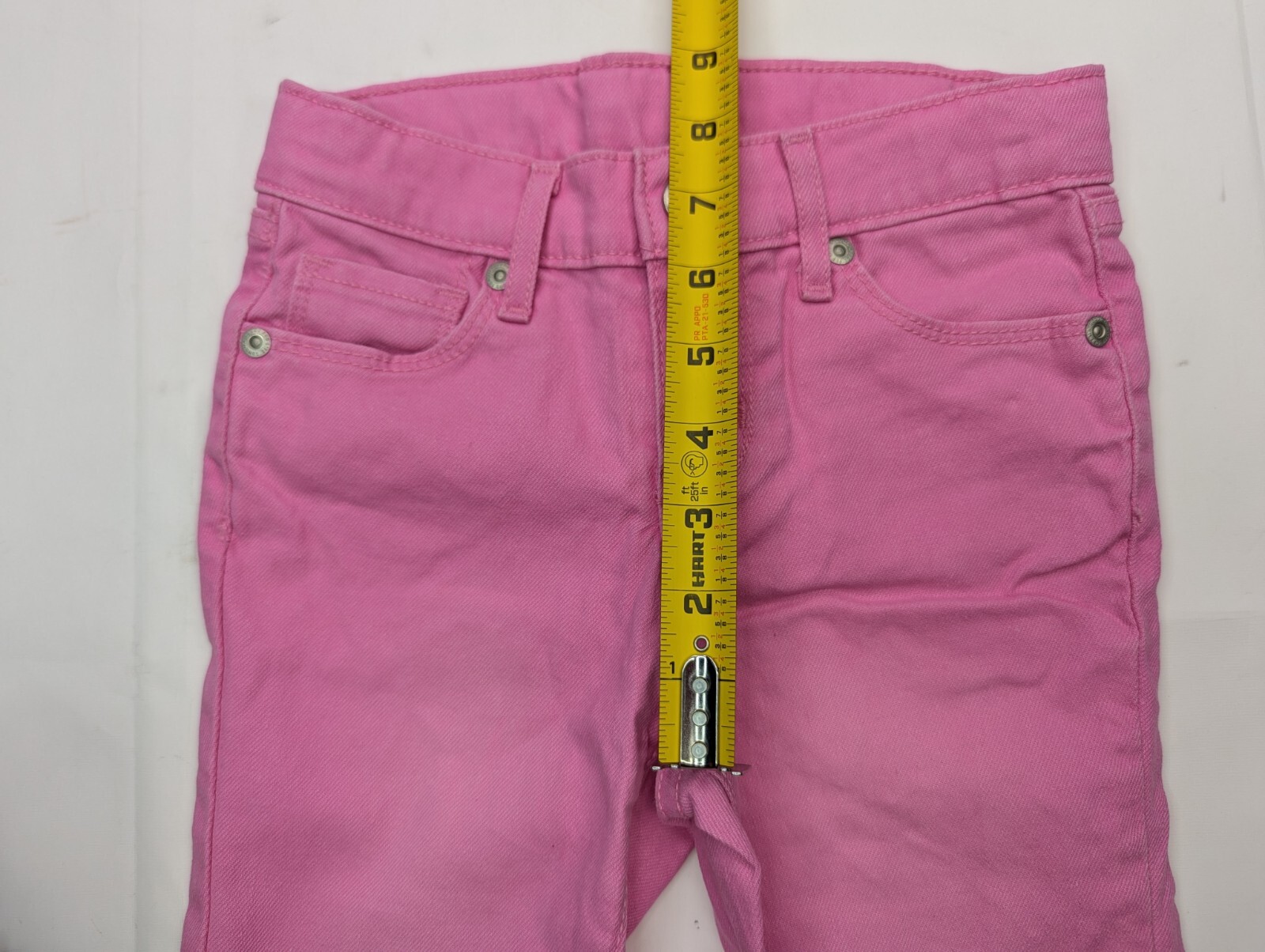 LOT x 3 = (2 x Levis) + (1 x Sonoma) Kids Jeans, Girls 7-Reg, Blue, Pink Skinny