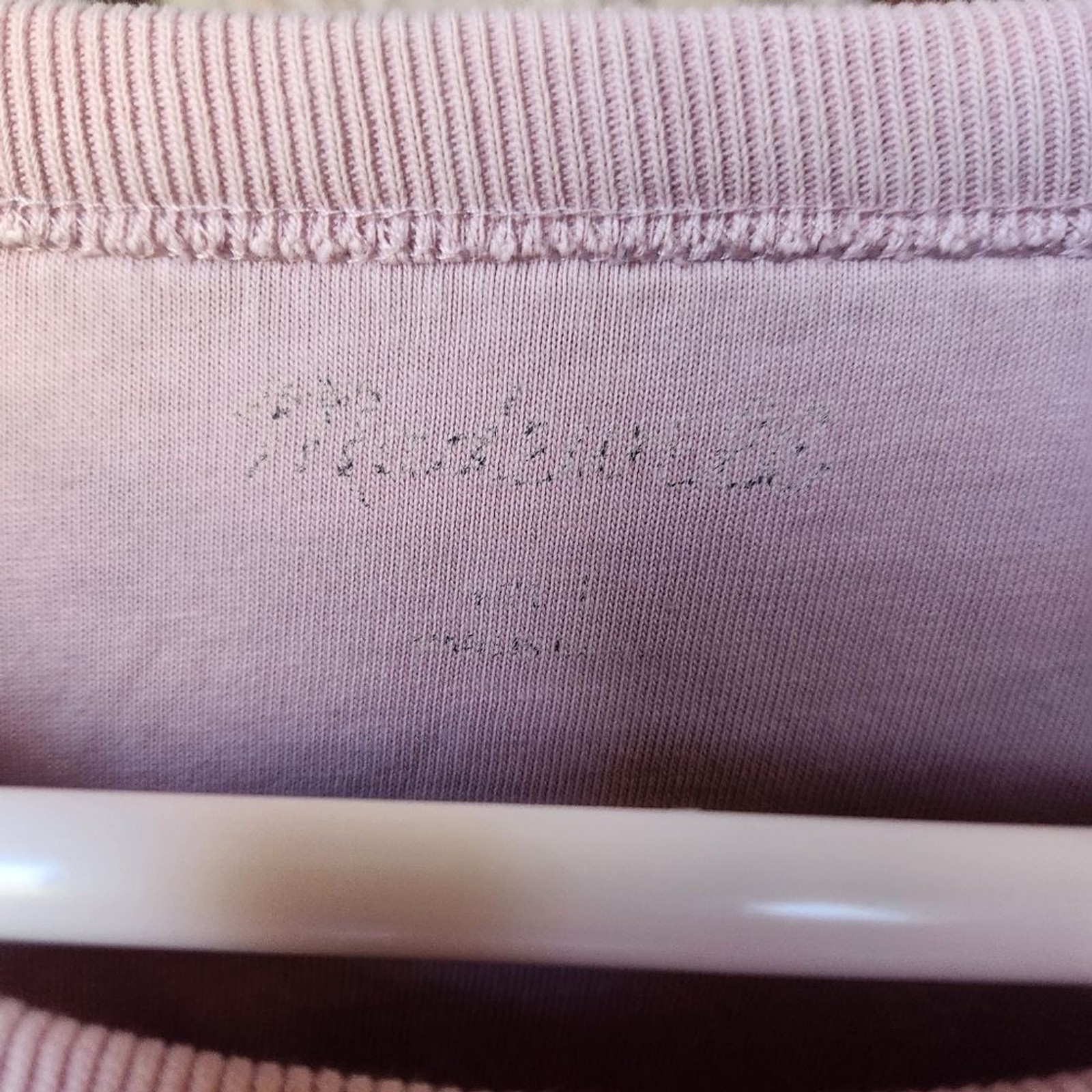 Madewell crewneck pullover sweatshirt XL light pink cozy warm fall basic
