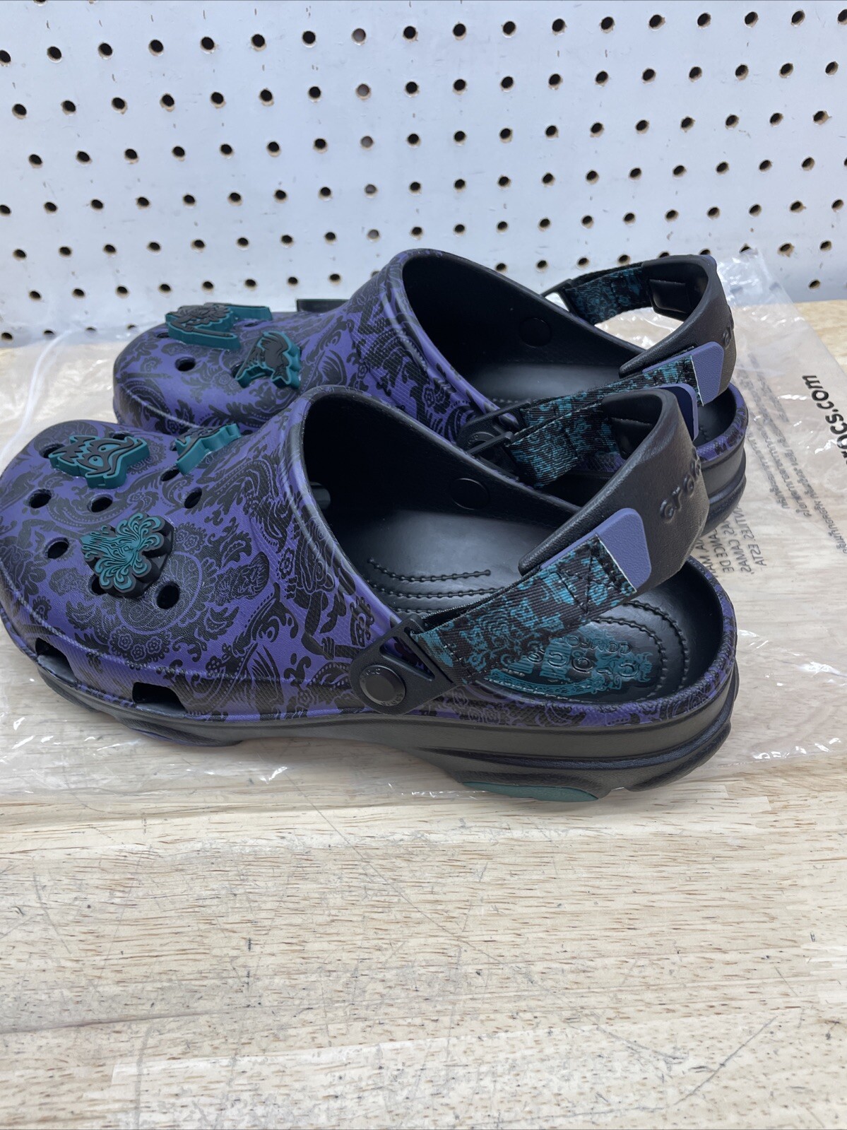 Disney Parks The Haunted Mansion Wallpaper Clogs by Crocs Adult Sizes