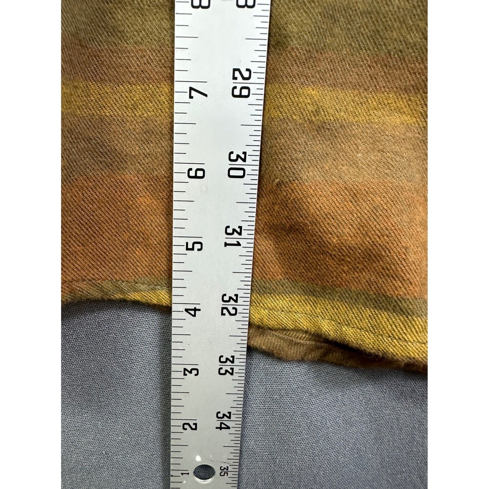 Troll Co Dirty Hands Clean Money Flannel Shirt Men 2XL Striped Snap Front Brown