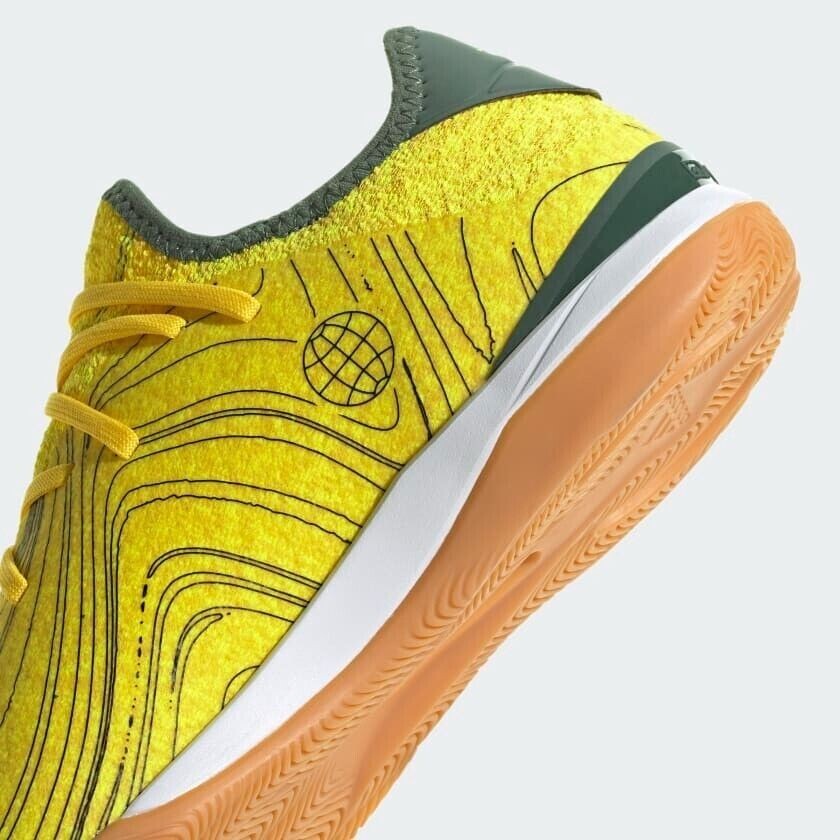 Adidas Gamemode Indoor Soccer Shoe HR1741 Yellow End Plastic Waste Men’s sz 9-11