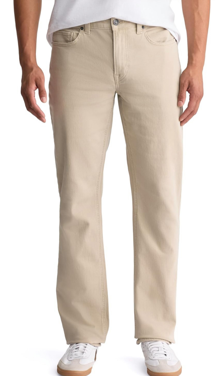 $109 Buffalo David Bitton Men’s Straight Leg Six Pants-Sand- 30W x 30L -New Tag