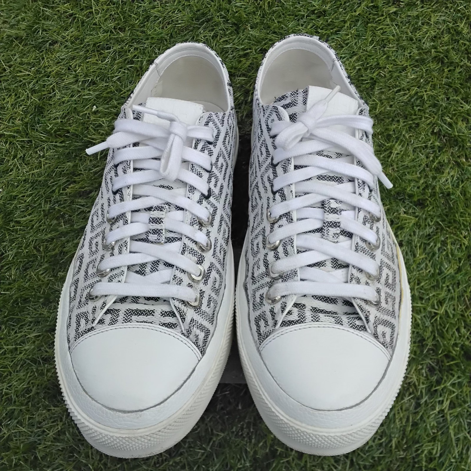 Givenchy 4G Jacquard City Low Sneaker Men’s Black/White