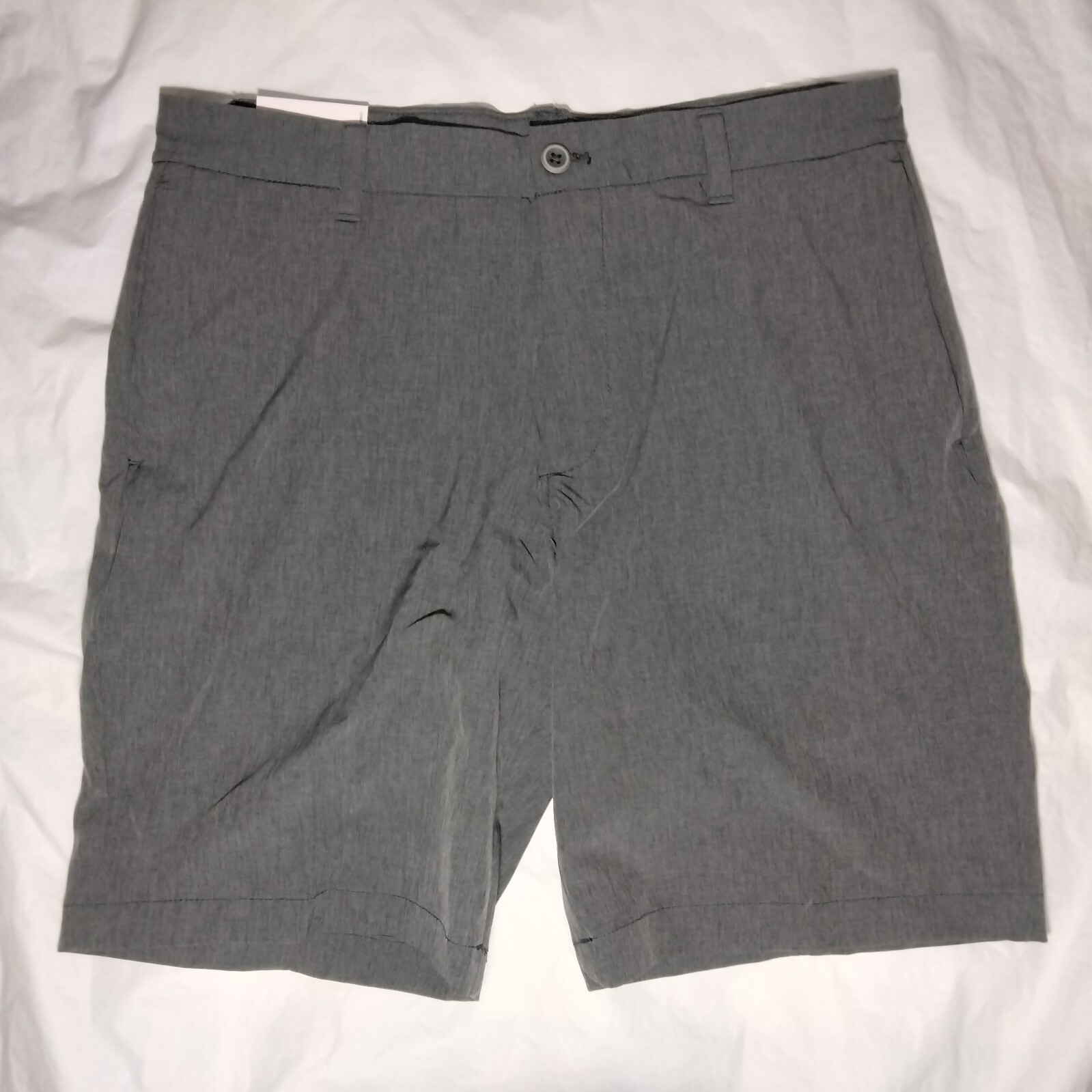 Izod Mens Advantage Stretch Quick Dry Wicking Hybrid Shorts Gray 32 33 38 40