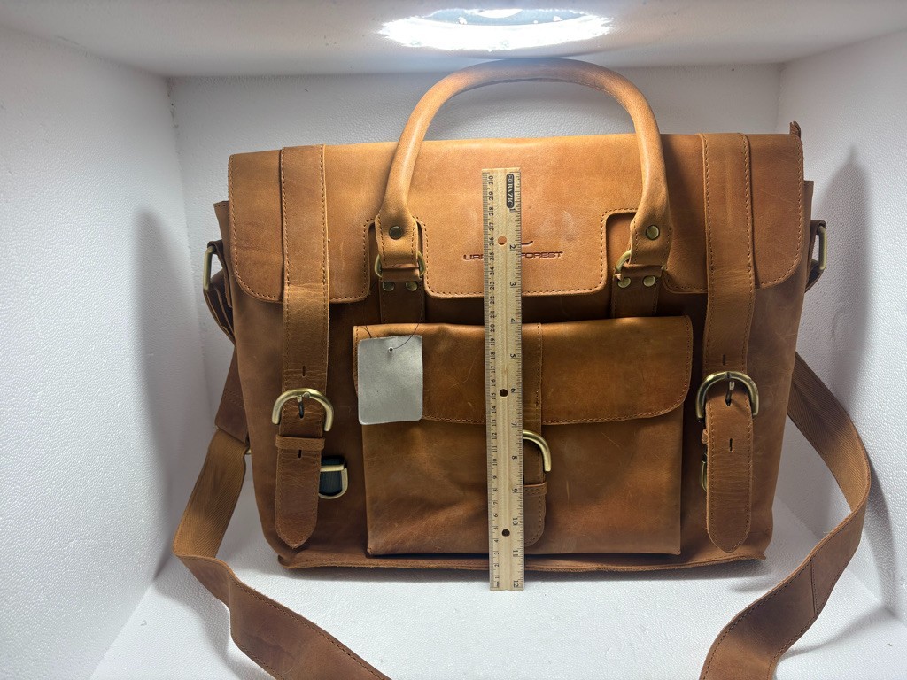 Urban Forest Cognac Rustic Lather 15′ Lab top /Briefcase