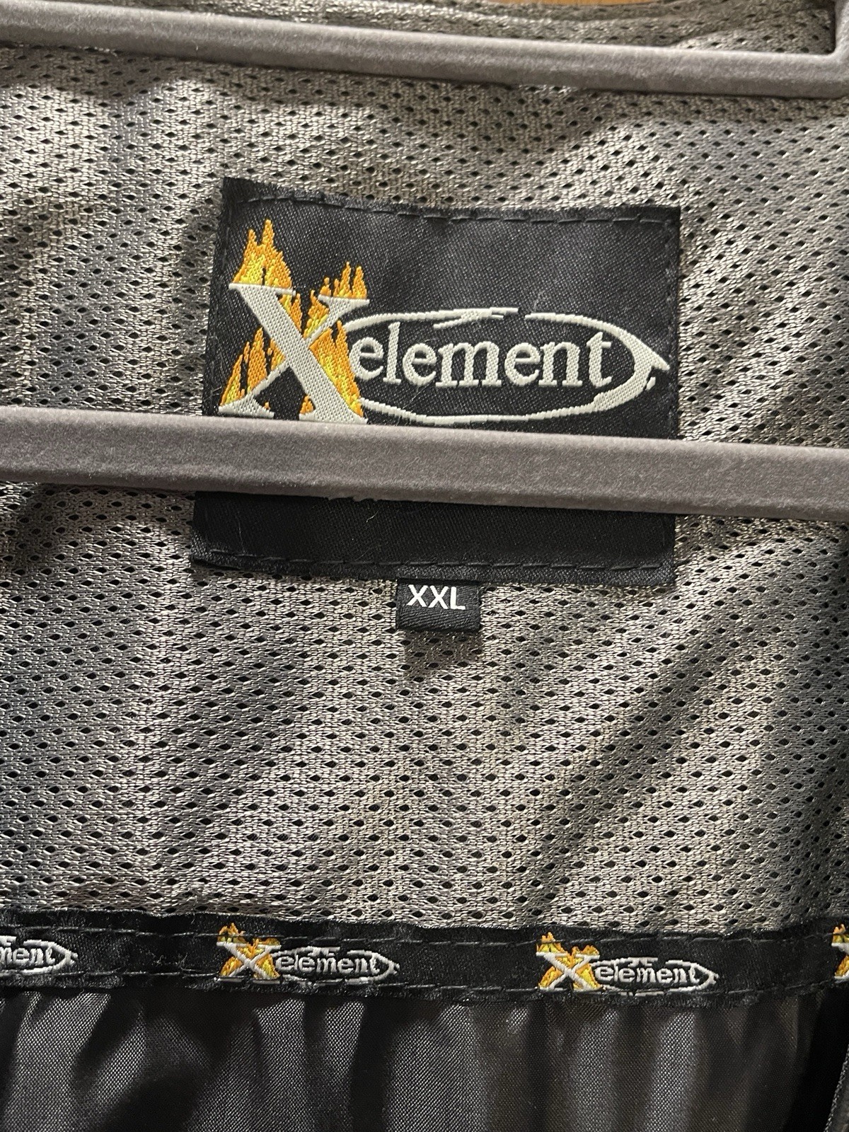 Xelement XS1927 Road King black leather vest for Men 2XL