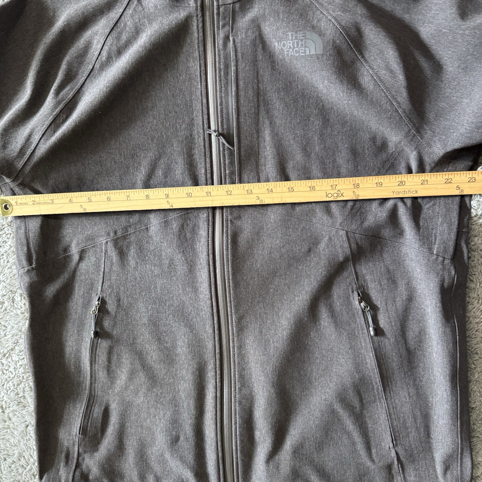 The North Face Mens Apex Flex Gore-Tex Softshell Jacket Grey Size Large