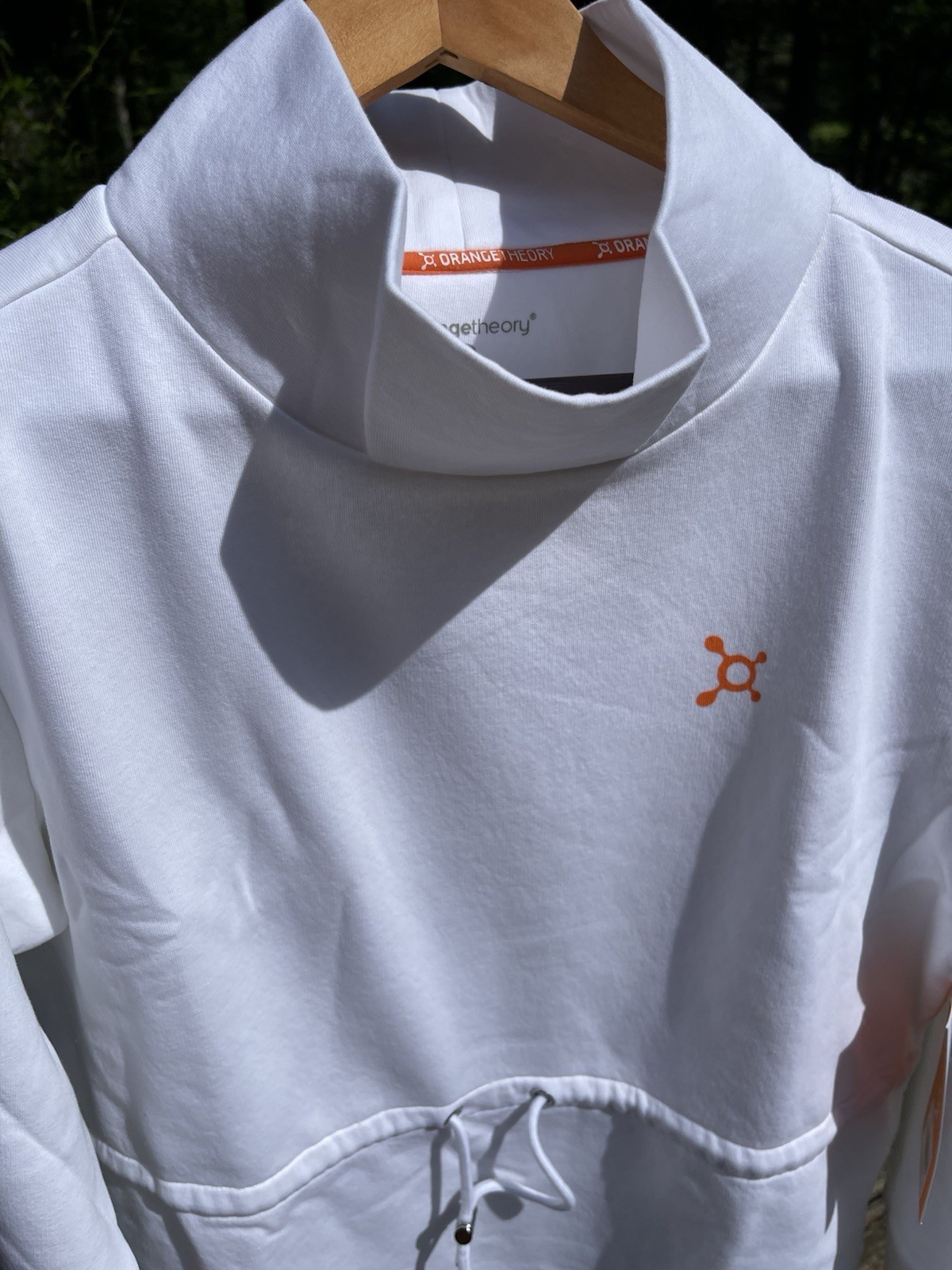 Official Orangetheory Fitness LS Fleece Tunic Sweatshirt White Small NWT