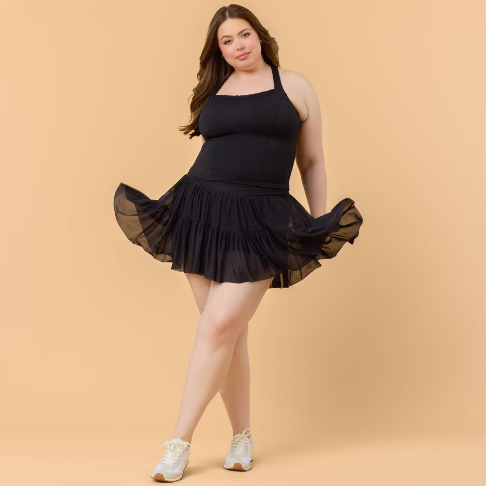 Blogilates Women Mommy & Me Ballerina Skort – Black 1X