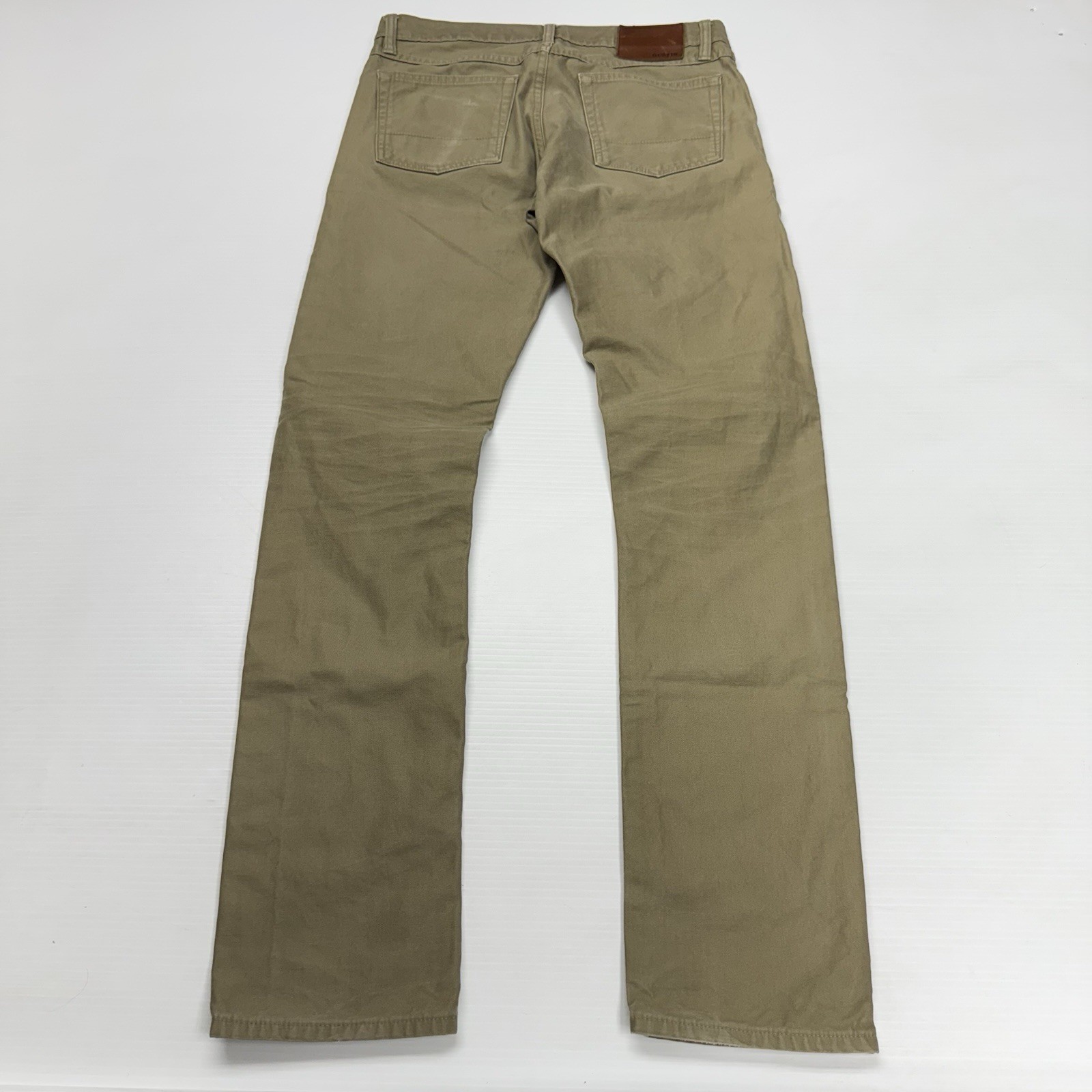 Gustin Mens Slim Fit Button Fly Pants 33 Green Denim California Premium Designer