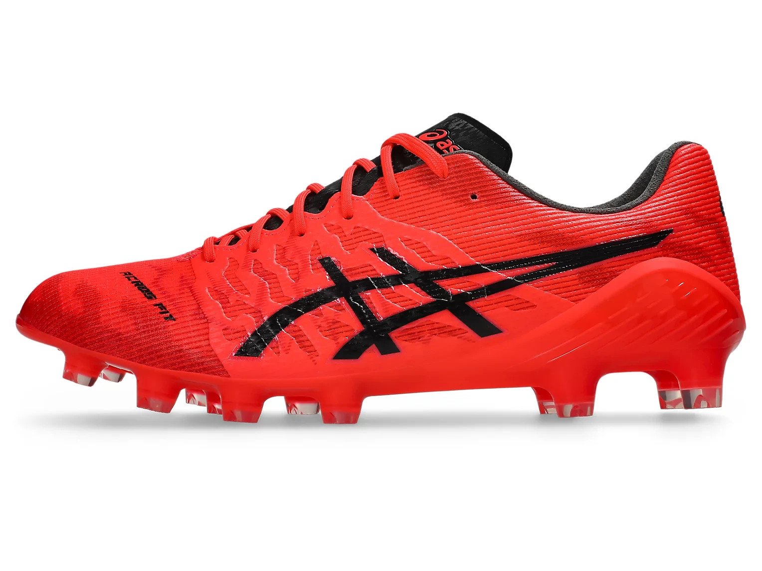 ASICS DS LIGHT ACROS 3 1101A070 601 Flash Red Black Soccer Cleats