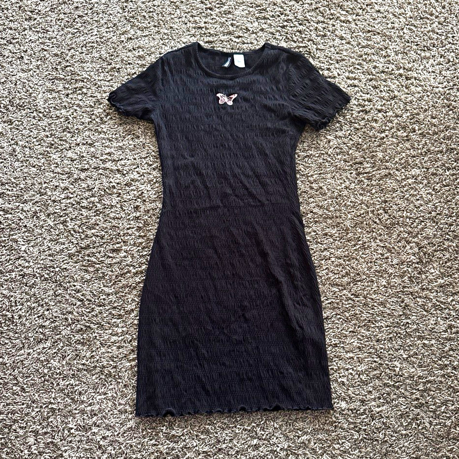 Cute Butterfly Mini Dress S