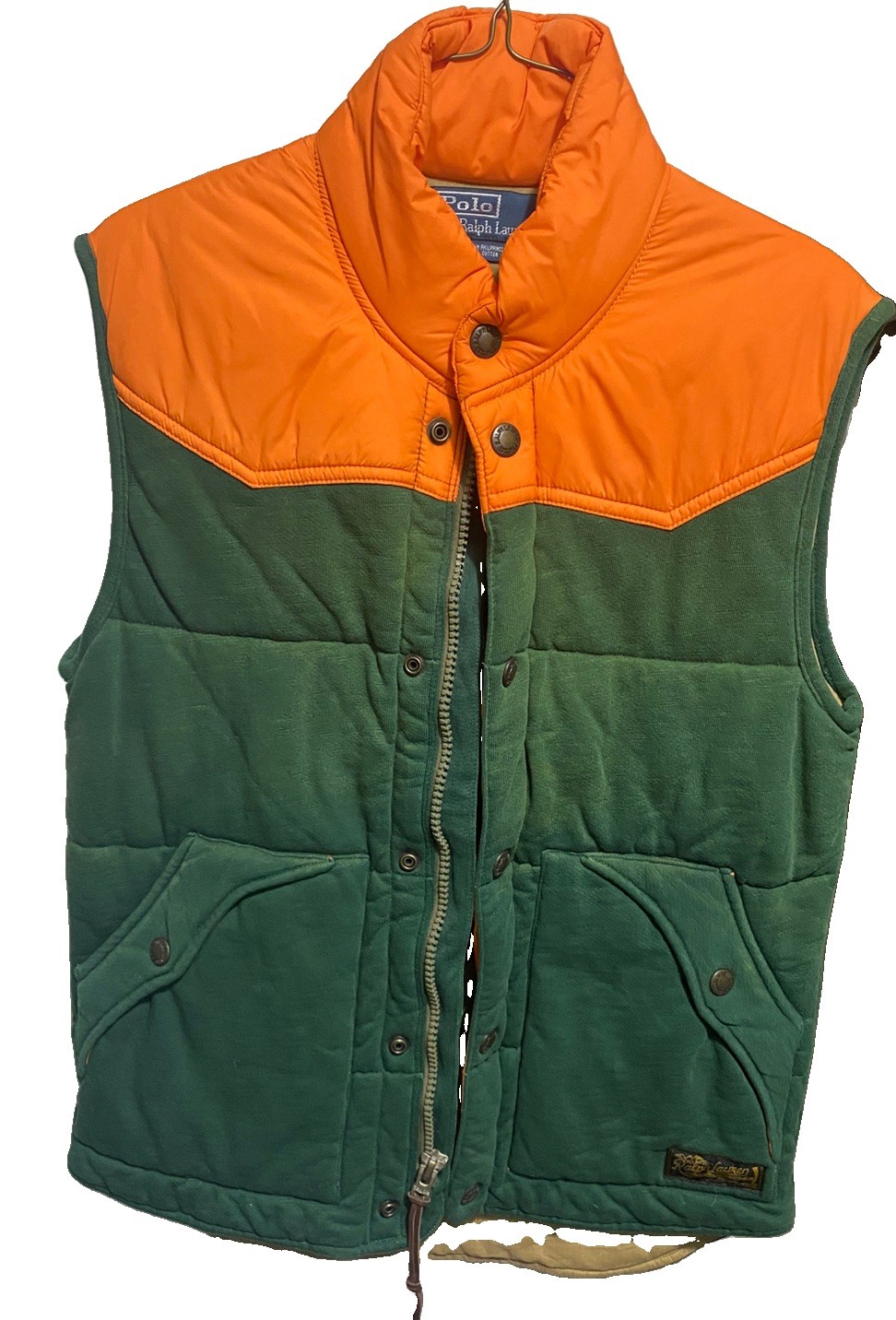 Polo Ralph Lauren Sportsman Vest Gilet Insulated Quilted Hunting VTG Mens Size S