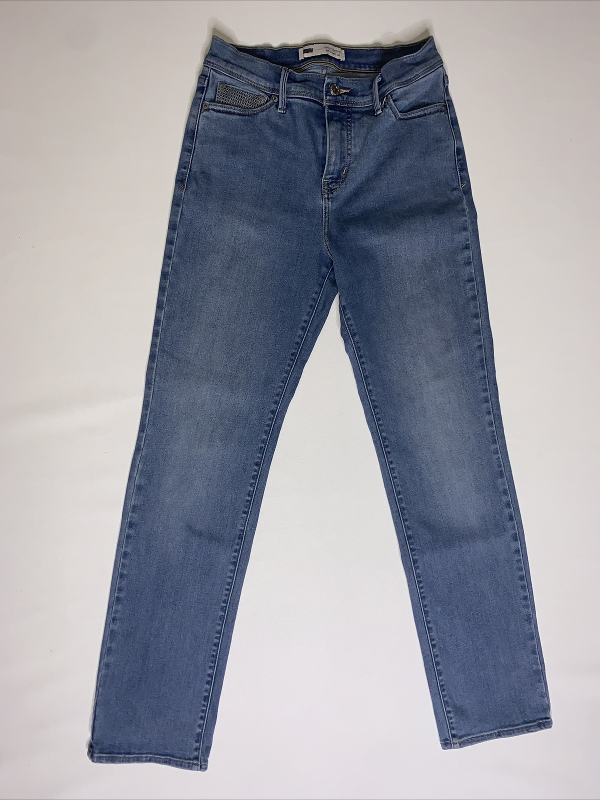Levis 512 Womens Perfectly Slimming Straight Leg Jeans Size W29 x L32 Meas.27×33