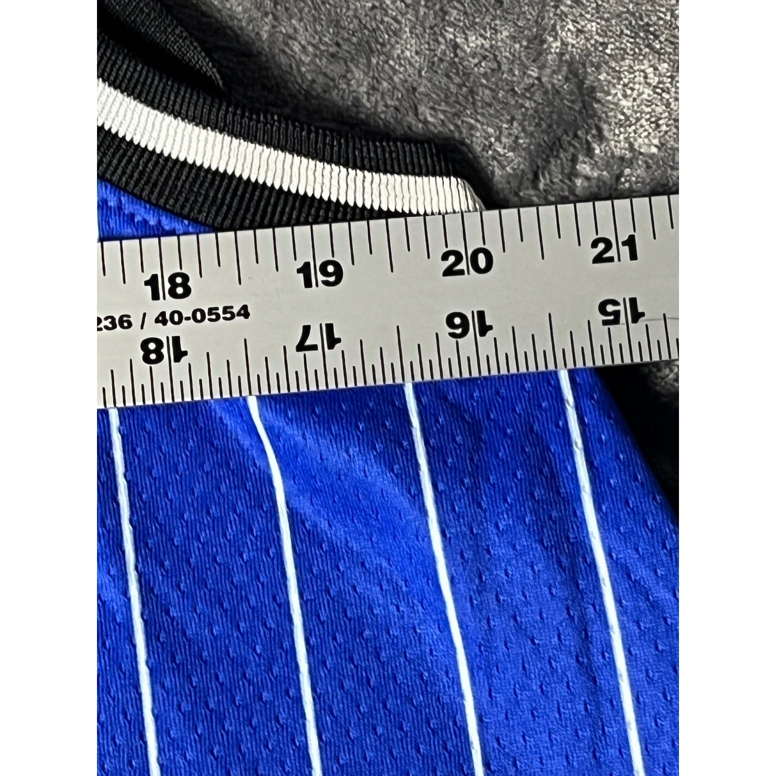 Nike Orlando Magic Swingman Jersey Large 48 Disney Sponsor Patch Blue Custom 26