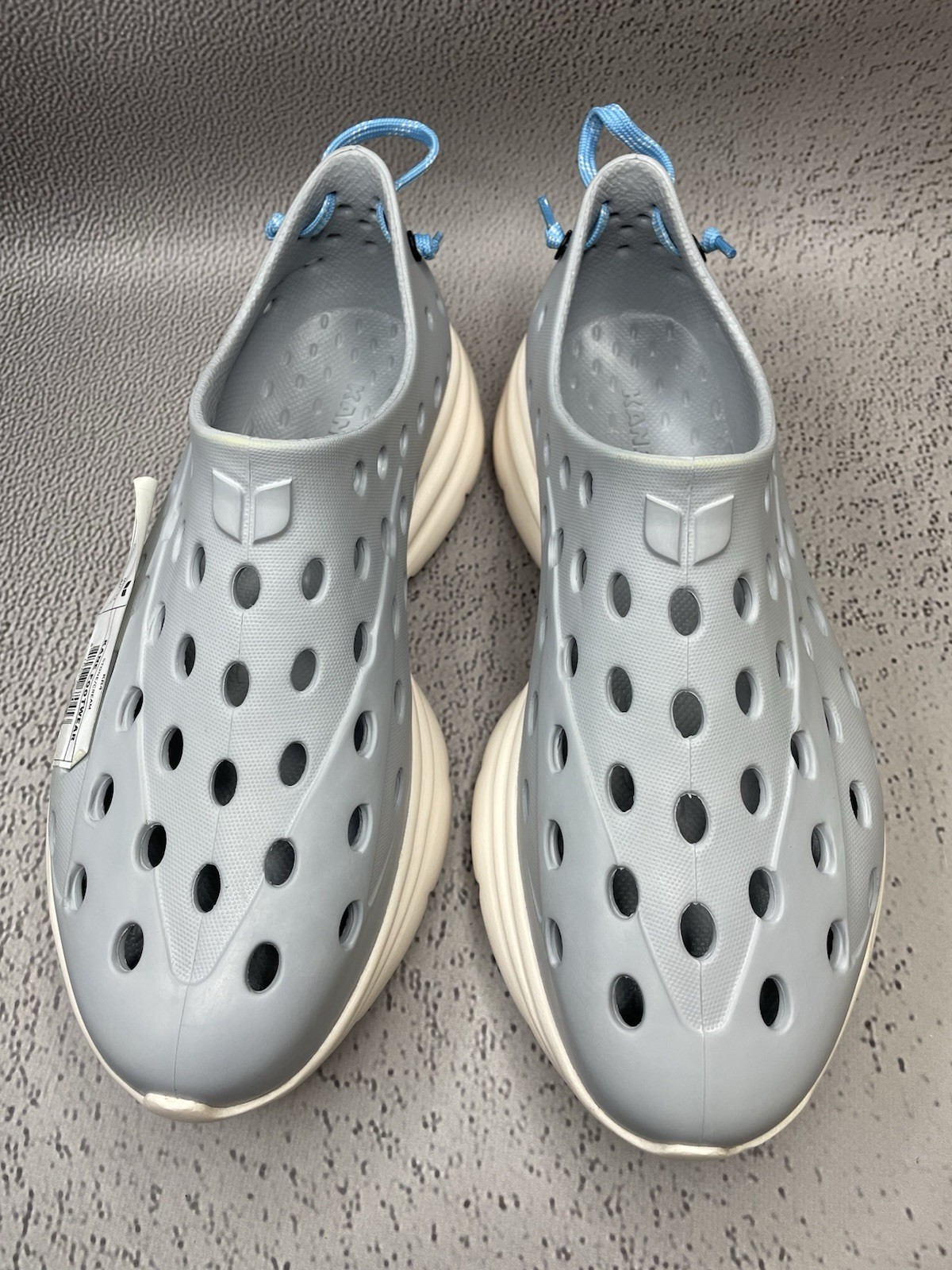 Kane Revive Shoes Stone Cream Gray Vented Rubber Sneakers Size US M 6 W 8
