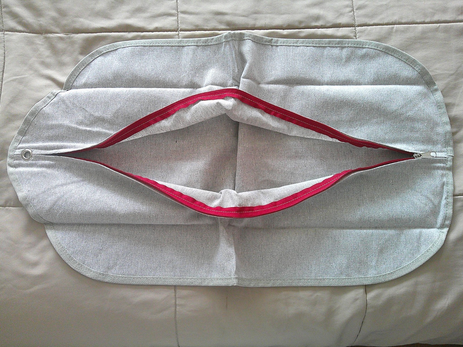 BRUNELLO CUCINELLI SM Cotton Linen Garment Travel Bag Cover 16″x 29″/40cm x 75cm