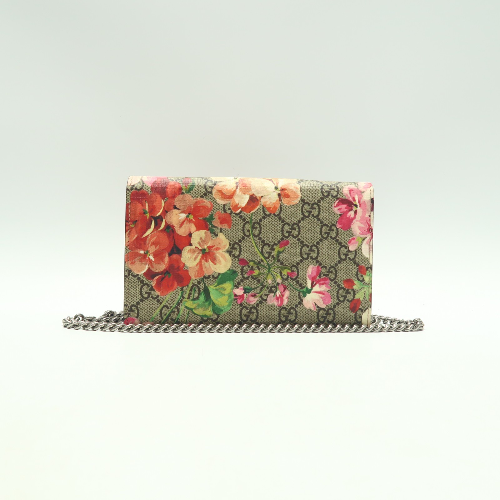 Gucci Blooms WOC Brown GG Supreme Canvas Shoulder Bag T10422747