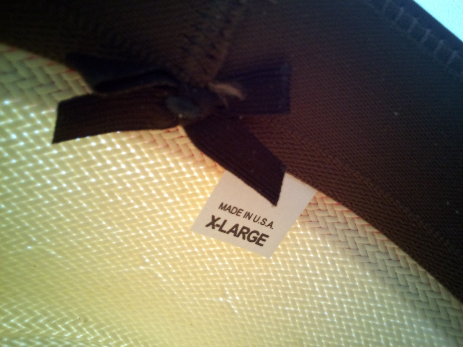 Dobbs Fifth Avenue XL Kingston Natural Shantung Straw Hat~Gambler Shape~Panama