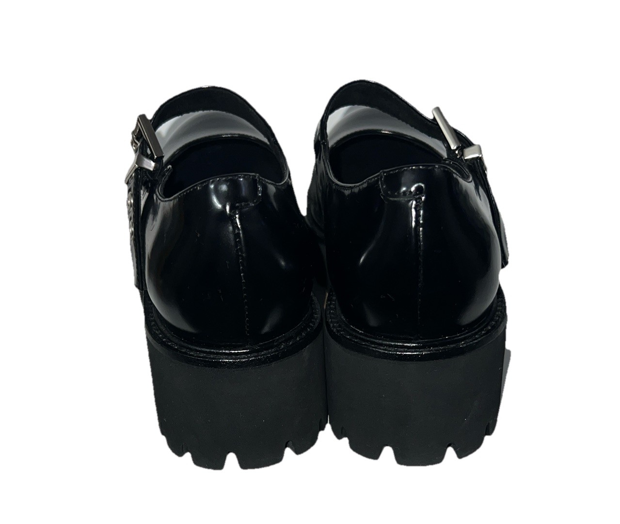 Jeffrey Campbell Mary Jane platform Black Buckle Ansley Women 6.5