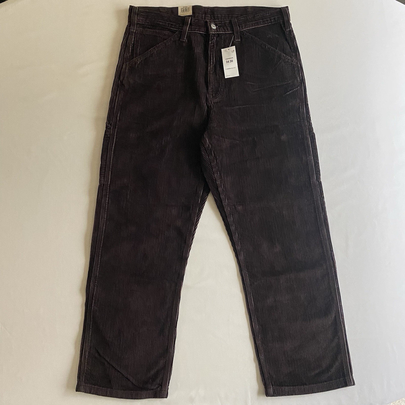 Levis 568 Loose Fit Corduroy Carpenter Pants Mens 31×32 Utility Work Skater Y2K