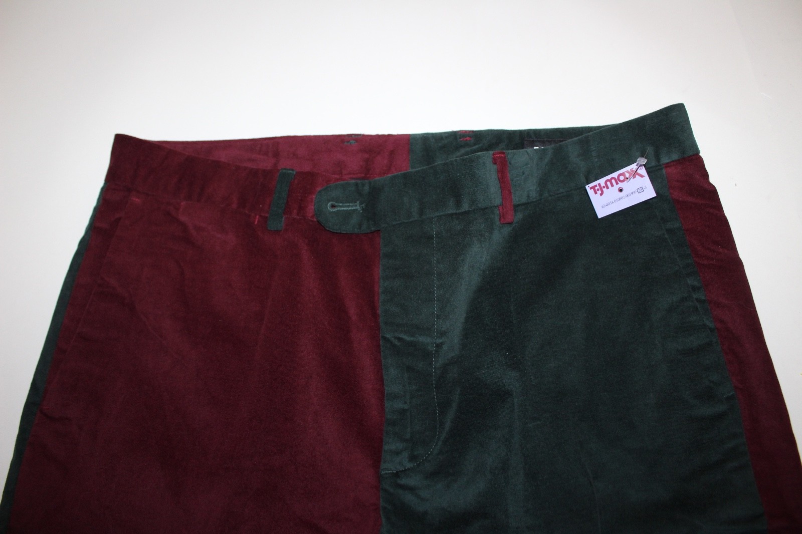 Bonobos Pants Mens 35X32 ColorBlock Two Tone Straight Chinos Cotton Felt-Like