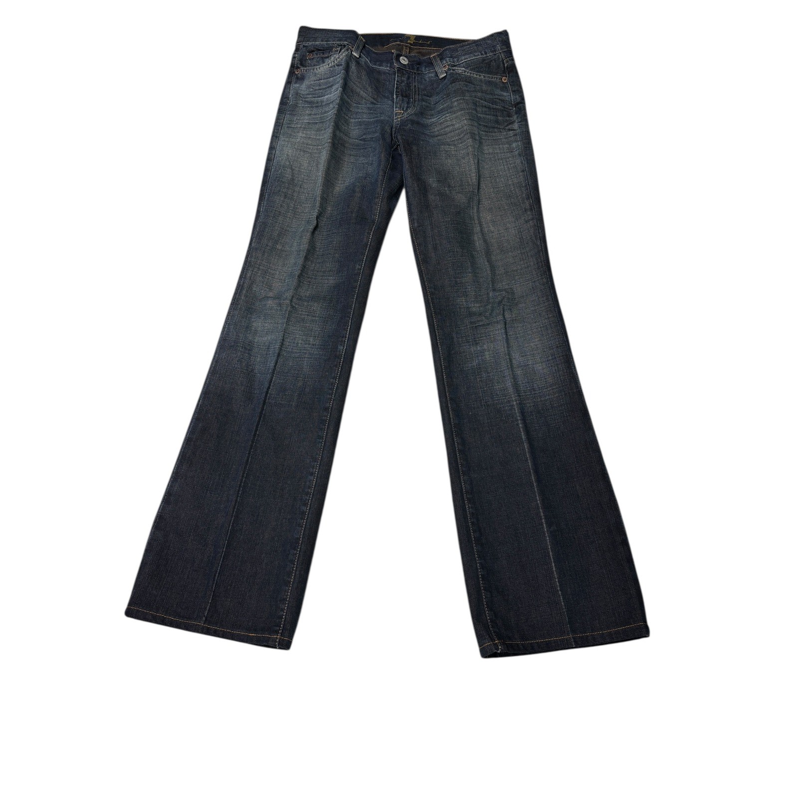 7 For All Mankind Women’s Size 31X31 Bootcut Jeans Dark Wash Denim Made in USA