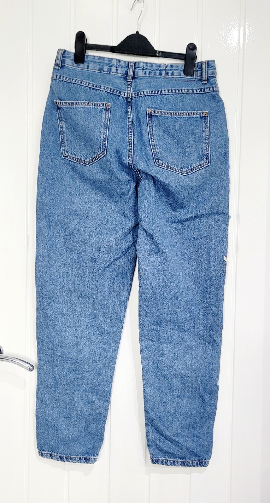 Zara Ladies jeans size 10 / euro 38 bright unusual unique design festival VGC