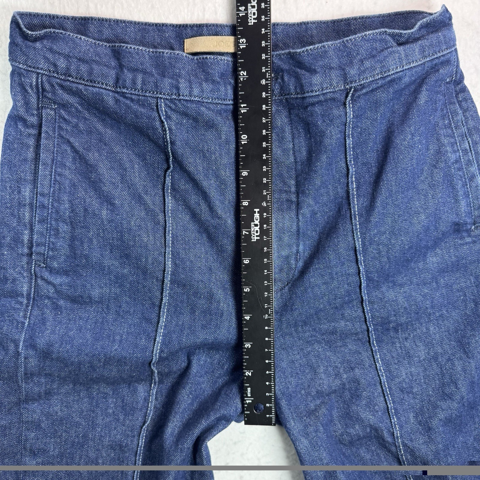 Joe’s Jeans Women’s 30 Wide Leg Denim Pants Dark Wash Cropped Trouser