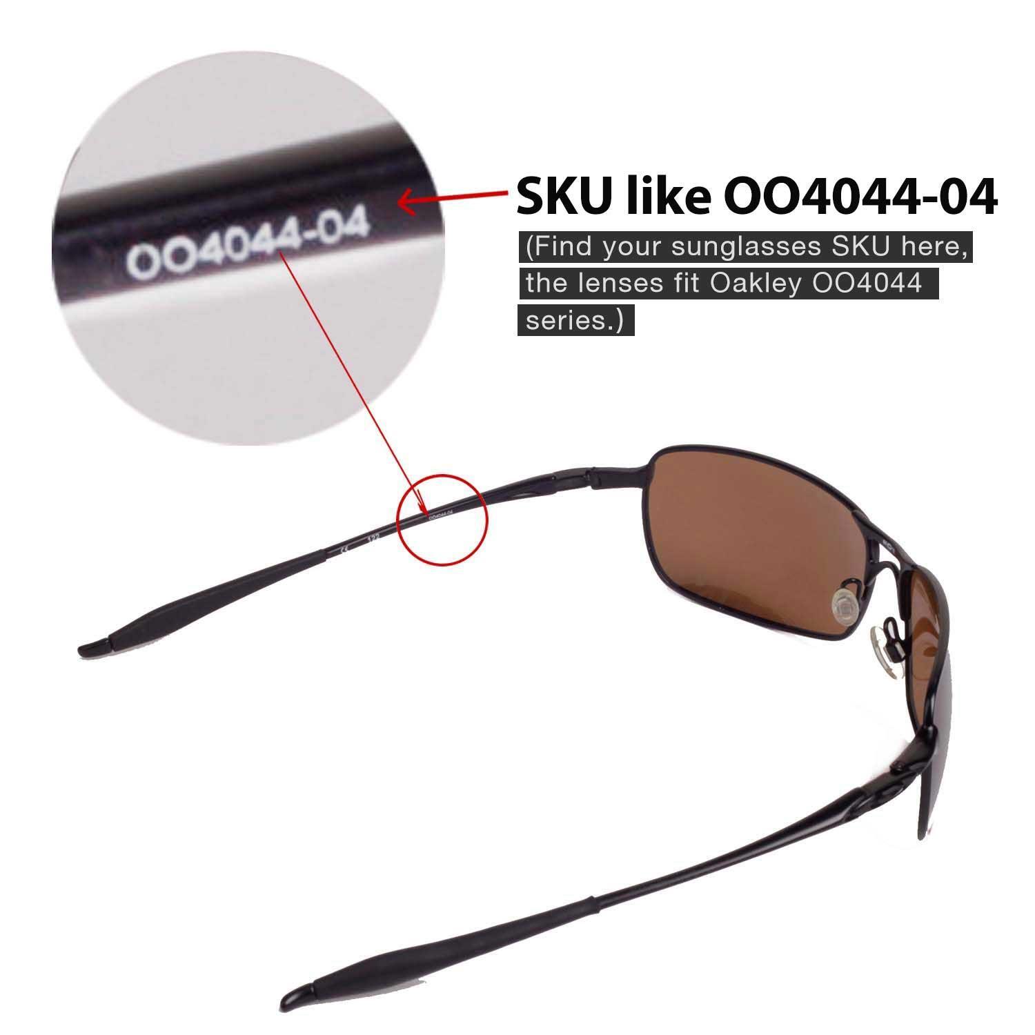 New WL Polarized Ice Blue Replacement Lenses For Oakley Crosshair 2.0 Sunglasses