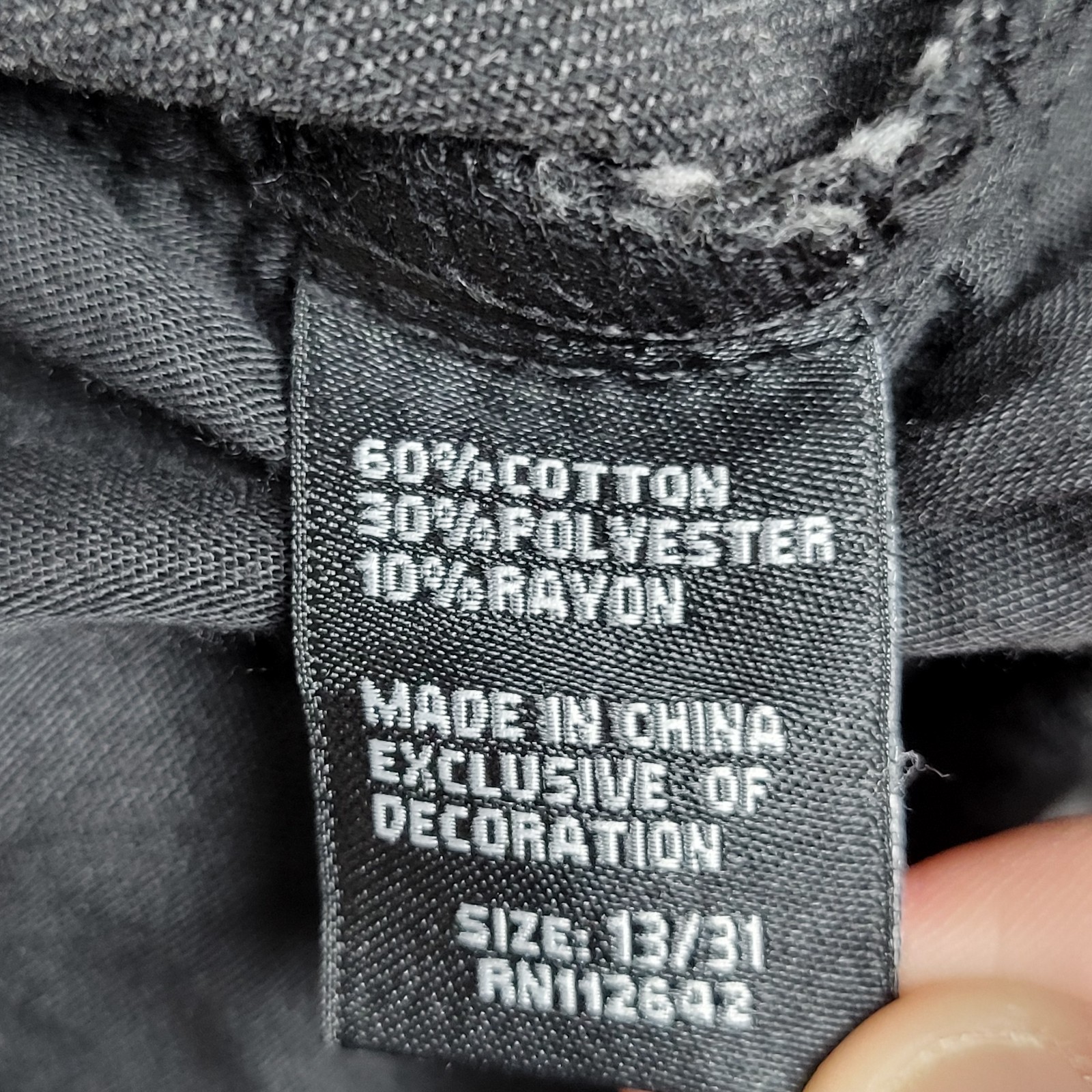 Blue Savvy Jeans Womens 13/31 Gray Distressed Grunge Raw Hem Button Fly Y2K