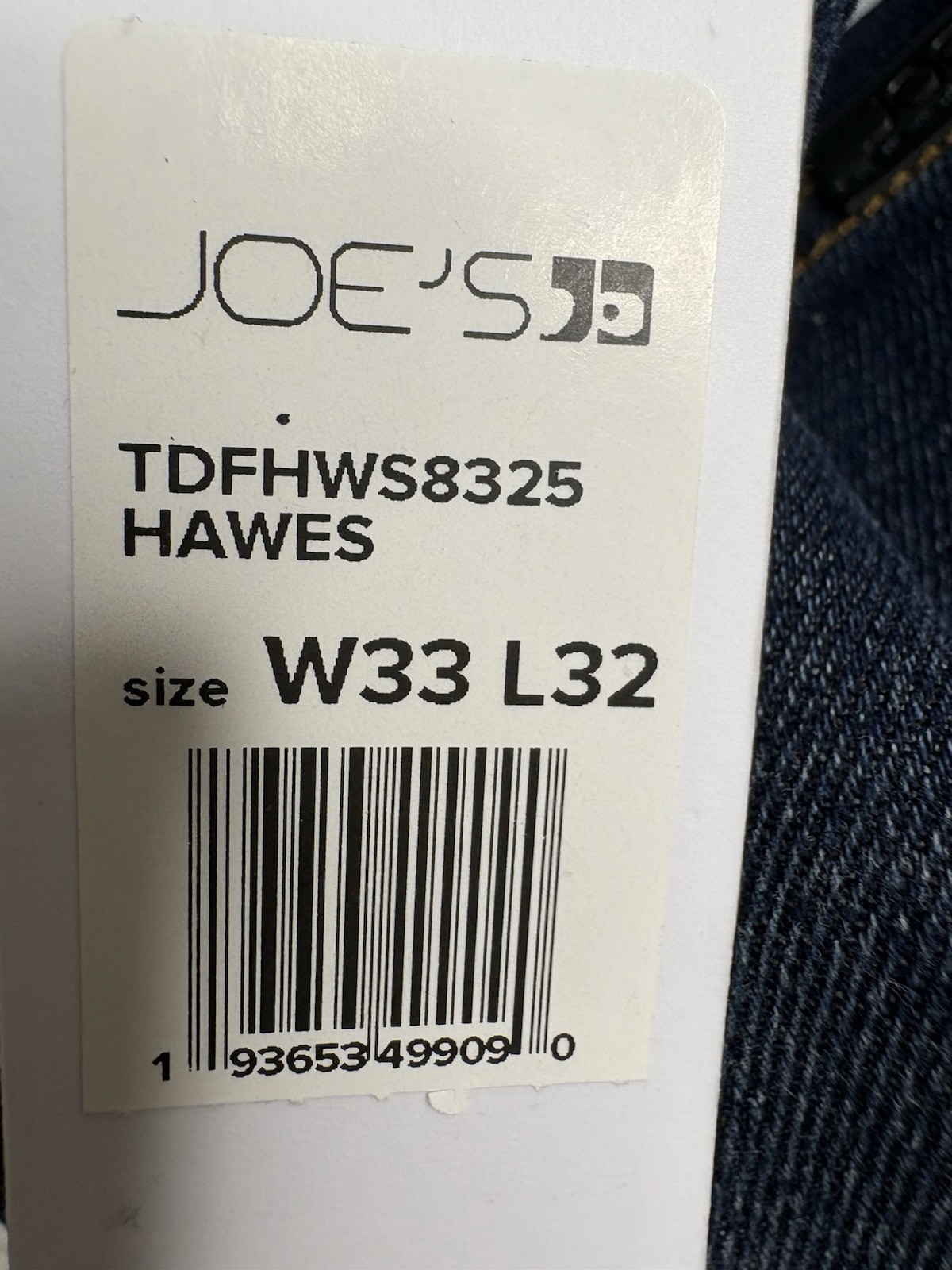 Joe’s Jeans The Brixton Straight + Narrow, Kinetic 33×30.5 NWT, $188 TDFHWS8325