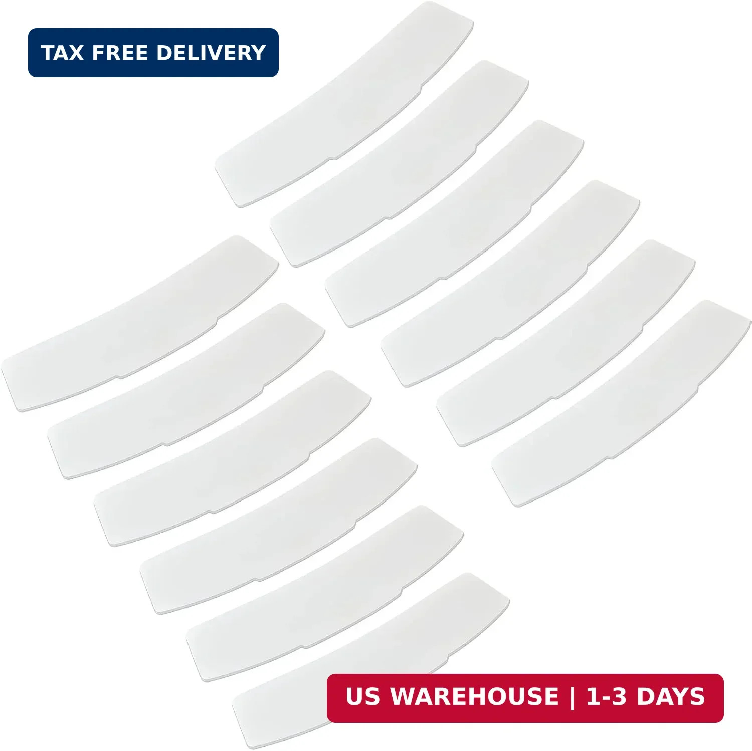 Hercicy Tab Collar for Clergy Shirt White Priest Collar Tab Insert Shirt, 5.51 x