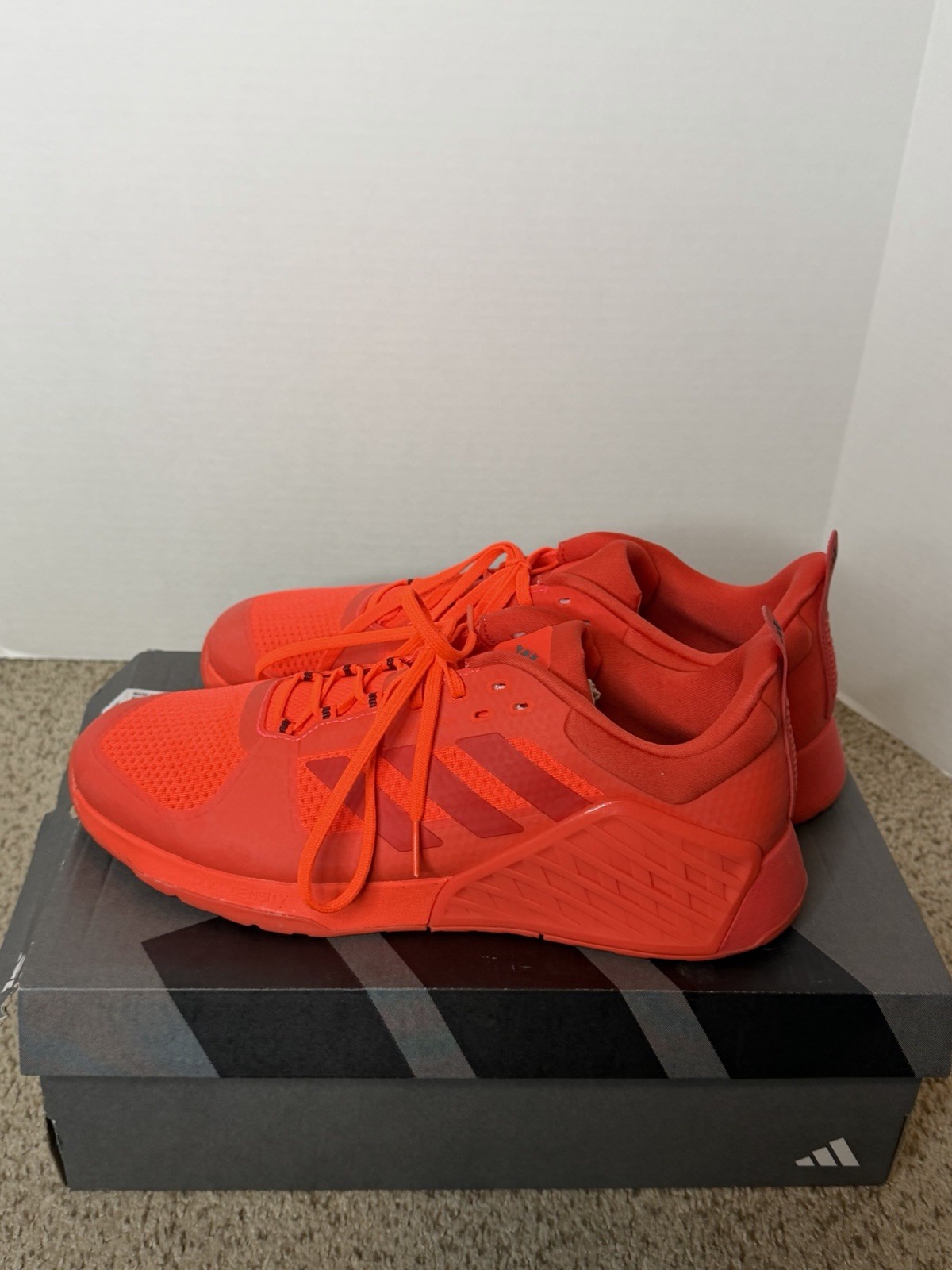 Size 12- Adidas Dropset 2 Solar Red