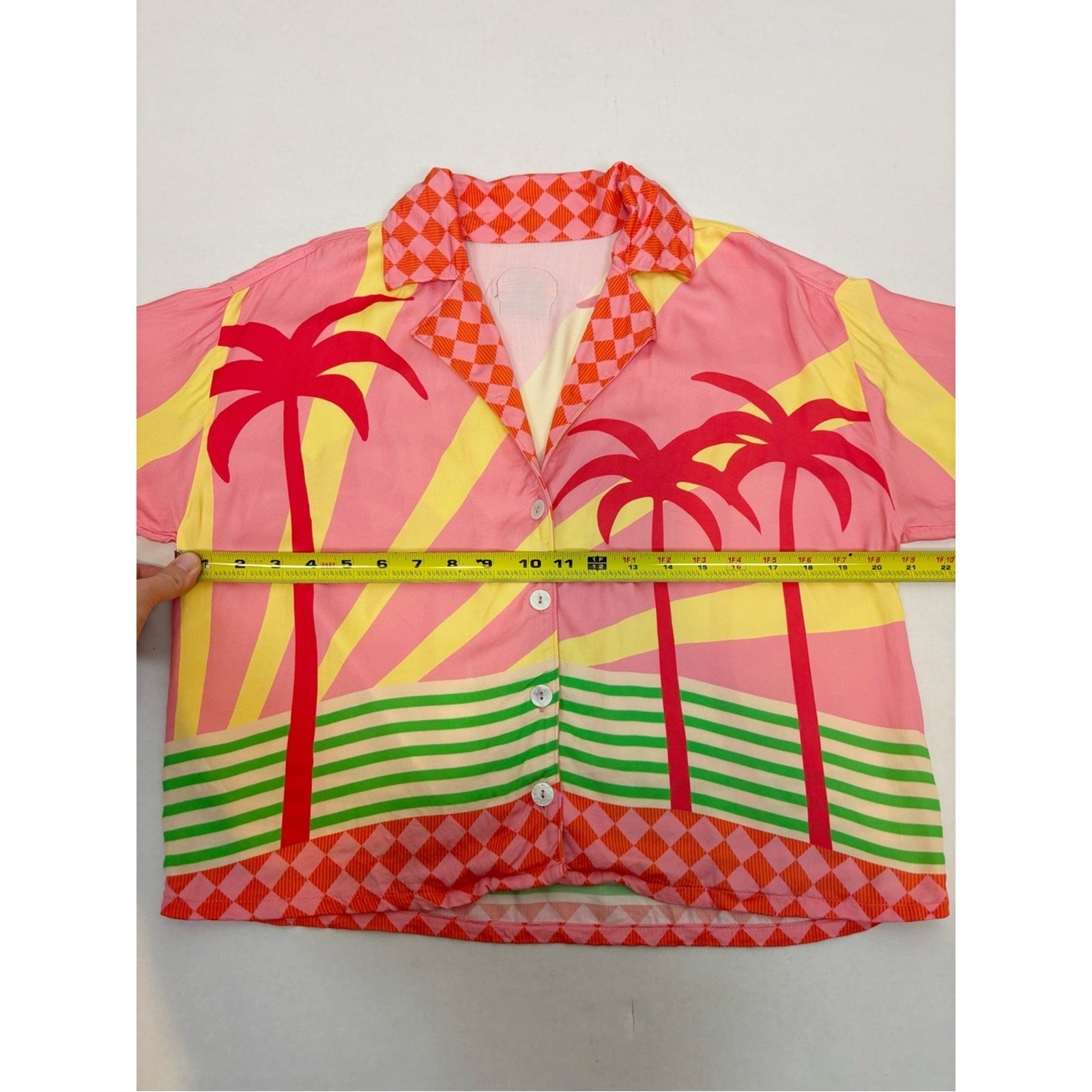 Anthropologie Maaji Jungle Sway Octavia Buttondown Top Size M